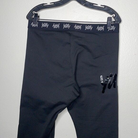 YITTY Womens Size XXL/ 1X Major Label Shaping High Waist Logo Legging Black - Picture 9 of 13